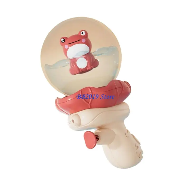 Q0KB Đồ chơi súng nước bong bóng trong suốt có thiết kế hoạt hình Đồ chơi chiến đấu dưới nước ngoài trời