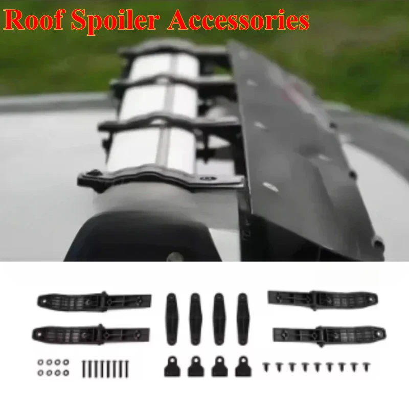 41 قطعة سبويلر سقف منحرف صامت عالمي للحد من الضوضاء مجلس إكسسوارات الفقرة السيارات ، ملحقات سبويلر السقف #2