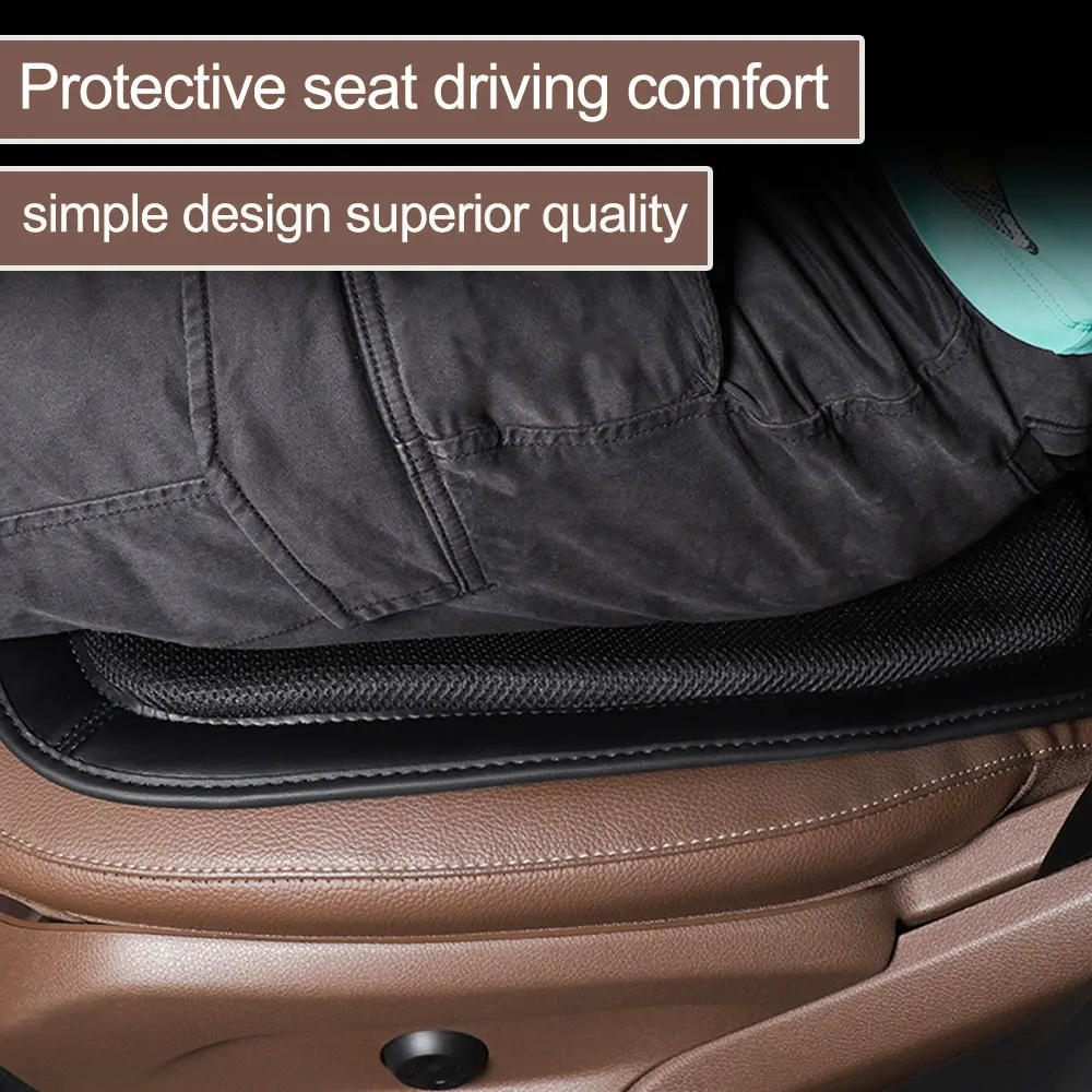 Universal Breathable Car Seat Non-Slip Cushions Guard Pads For Mustang GT Focus Mk2 Mk3 Fiesta Ranger Mondeo S-MAX Kuga Shyelby