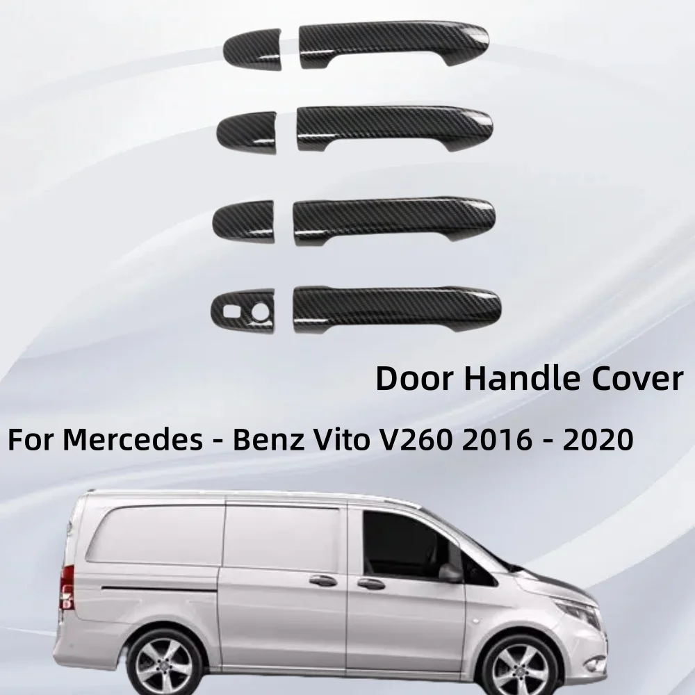 

For Mercedes - Benz Vito V260 2016 2017 2018 2019 2020 Door Handle Bowl Cover Car Accessories Exterior Components Decorate Trim