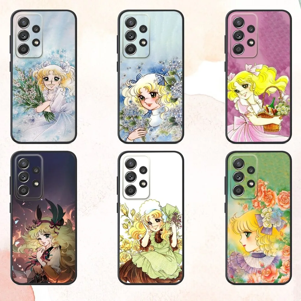 

C-Candy candy anime Phone Case For Samsung S25,S24,S21,S22,S23,S30,Ultra,S20,Plus,Fe,Lite,Note,10,9,5G Black Cover