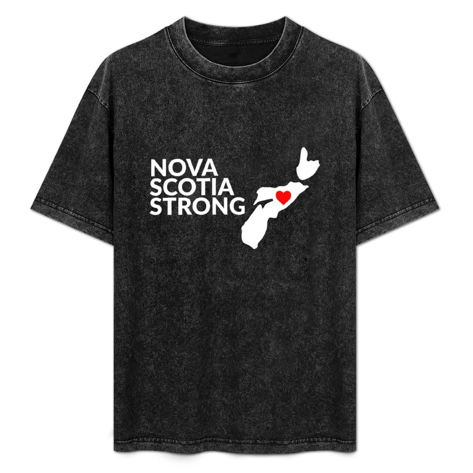 

Nova Scotia Strong #5 T-Shirt Basic Solid Tee for Daily Use