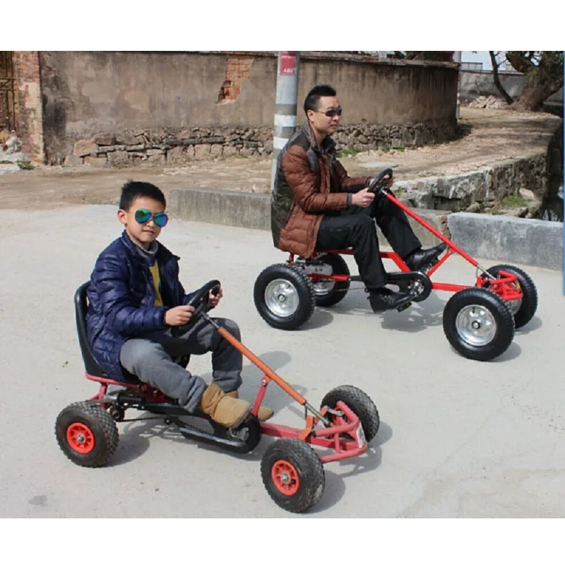 Universal Square Drift Pedal Electric Beach Bike Ski Rental Go Karts for Adults and Children for Outdoor Amusement