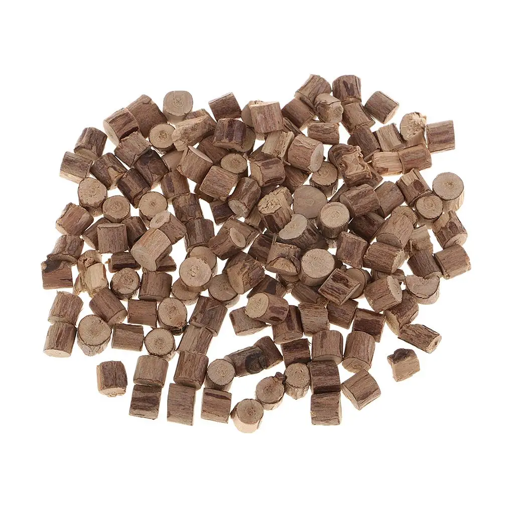 100 Stuks 3-6Mm Rustieke Stijl Mini Naturalwood Plakjes Platen Voor Diy Decoraties