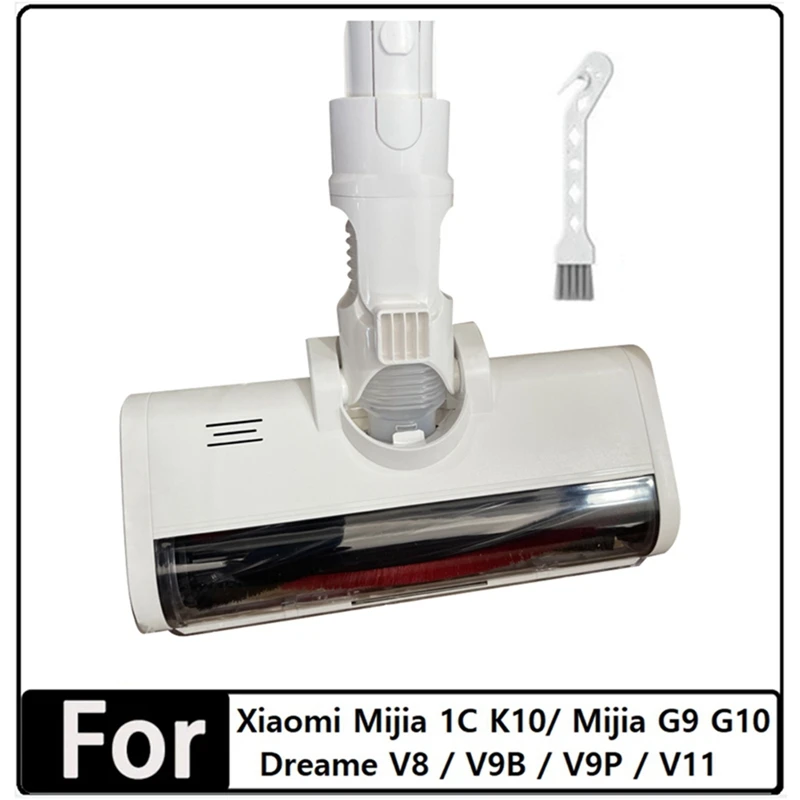 

For Xiaomi K10/G10 Xiaomi 1C/ Dreame V8/V9B/V9P/V11/G9 Vacuum Cleaner Electric Floor Brush Head LED Light Cleaning Brush