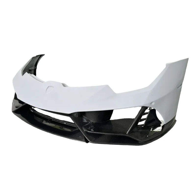 

For Lamborghini Huracan LP580 LP610 upgrade EVO style semi-carbon fiber front bumper body kit