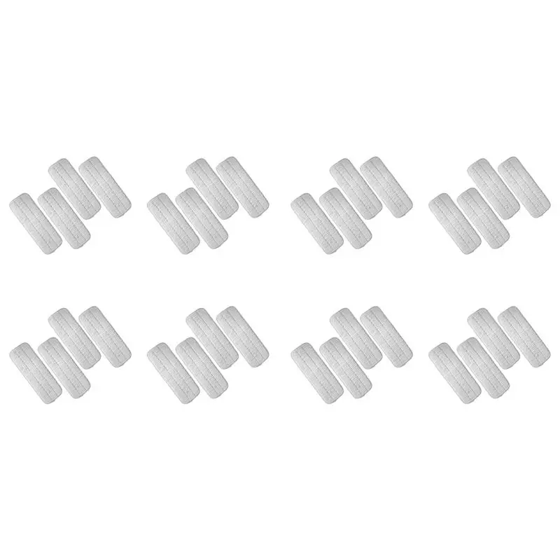 ABJI-32Pcs Durable Cleaning For Deerma Tb500 Spray Water Mop Swivel 360 Cleaning Cloth Replace Cloth 355X120mm