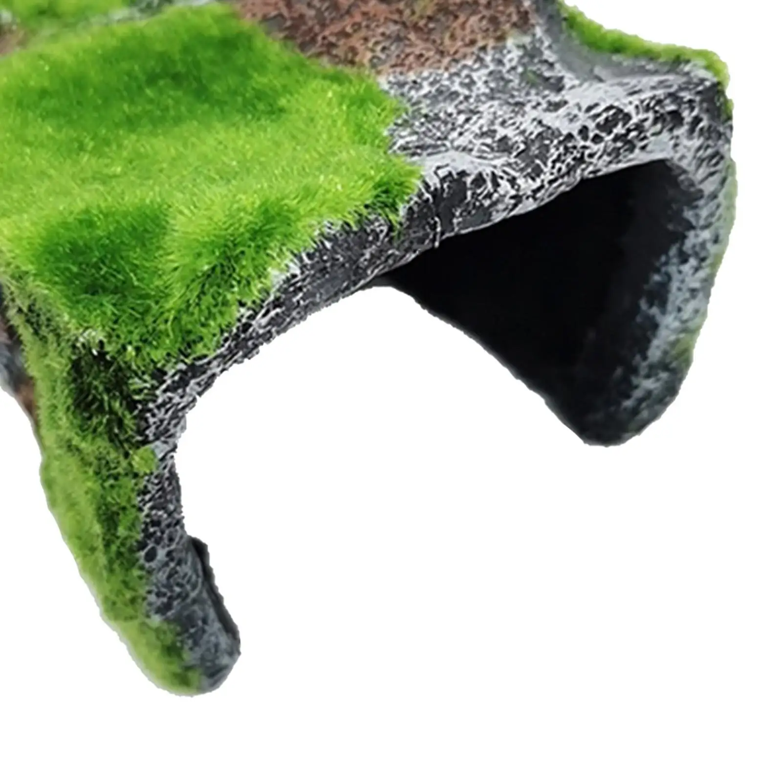 Novelty Pet Reptile Hiding Cave Decor Resin Material Pet Supplies