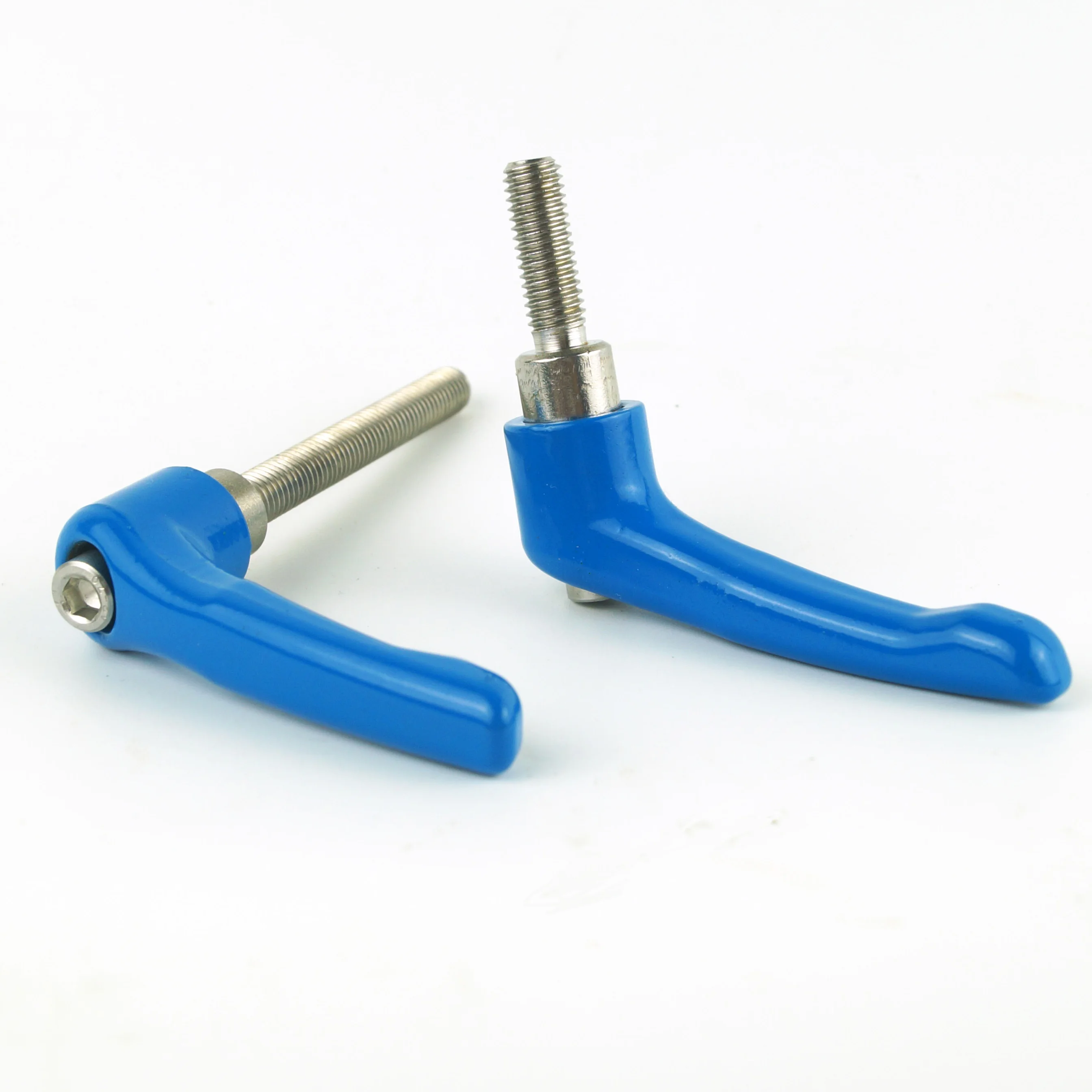 M8 BLUE AISI304 Stainlesss Steel Clamping Handle Tension Levers ,Solid Adjustable Handle