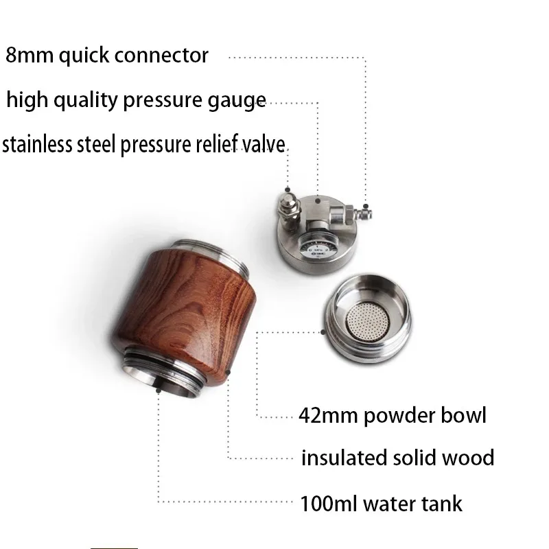 Capsulone Coffee Maker Machine Pneumatic Portable Coffee Filter Use Air Travel Gadgets Camping Outdoor Coffeeware