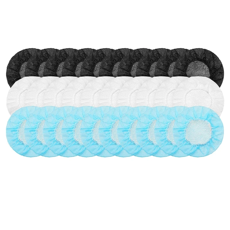 Penutup telinga Headphone sanitasi, 300 buah tidak ditenun, penutup Headset sekali pakai untuk Headphone ukuran 8.5-10 cm