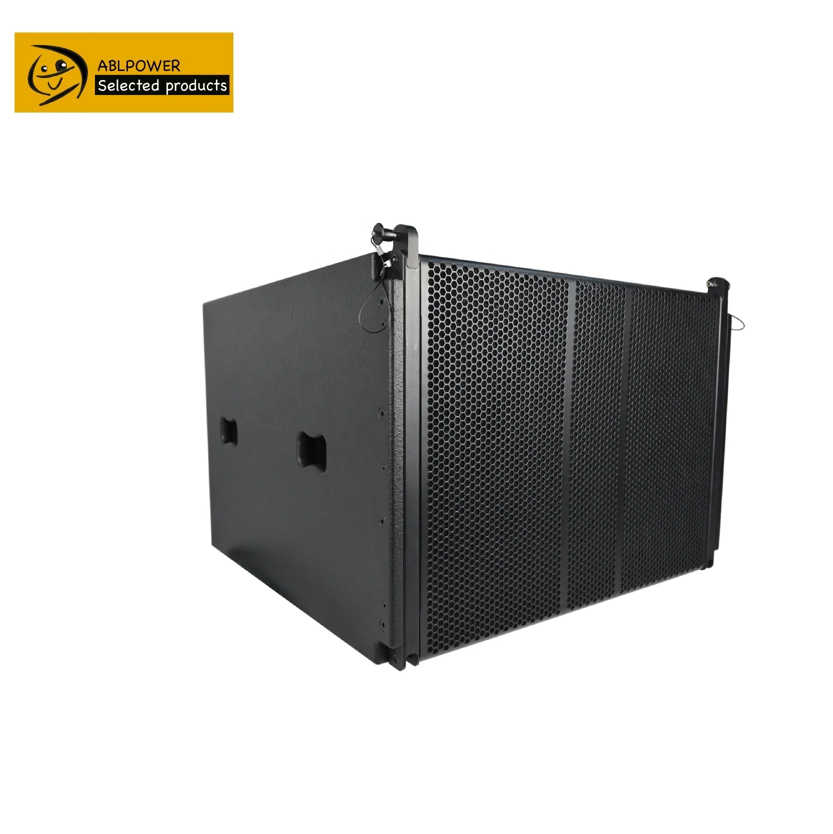 single 18-inch subwoofer can be used with a linear array speaker