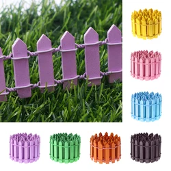 90*5/3cm Mini Wooden Fence DIY Miniature Fairy Garden Wooden Barrier Dollhouse Plant Landscape Craft Home Decoration Accessories