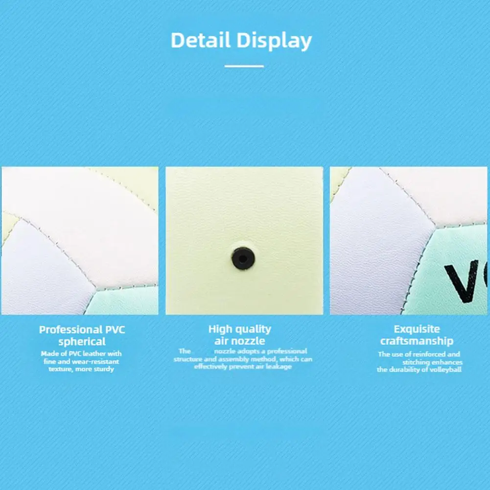 Official Size 5 Volleyball - Waterproof PVC Material, Indoor & Outdoor Use, Perfect for Beginners, Professionals Beach Volleybal