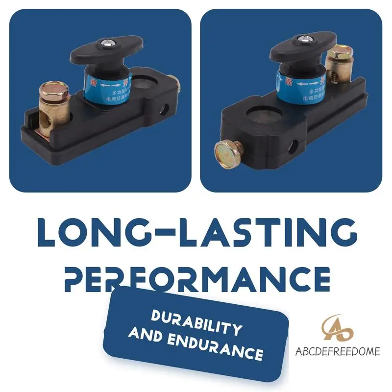 

2X Battery Disconnect Switch Isolator Power Disconnect Switches Marine Battery Disconnect Heavy Duty Battery Isolator
