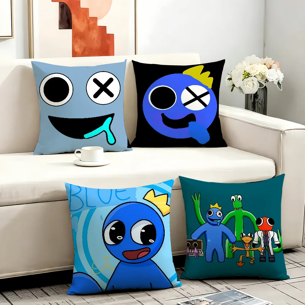 Game R-Rainbow F-Friend cushion cover Anti-dustmite Sofa Cushion Decorative Office Cover Lounge Area Indoor & Outdoor Use
