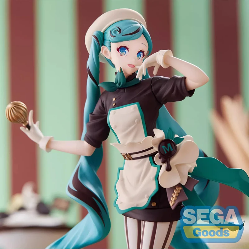 In Stock Original SEGA  Luminasta Hatsune Miku Bitter Pastry Chef Anime Figure Collectible Model Dolls Statuette Ornament Gifts