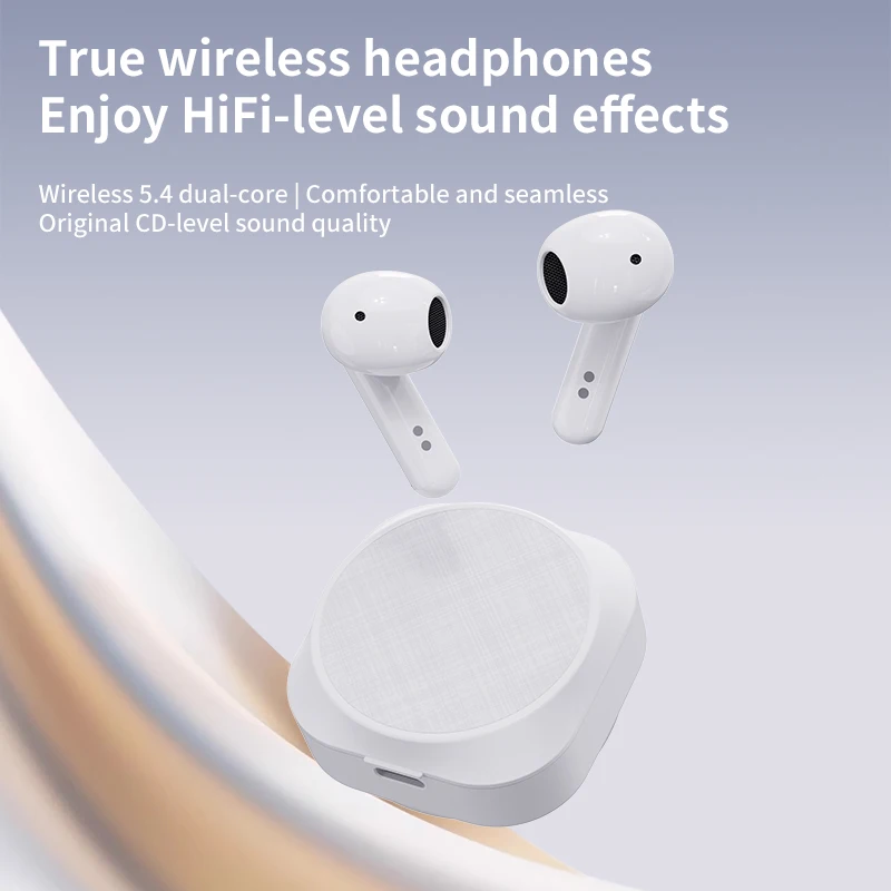 Wireless Headphones Bluetooth 5.3 Touch Control Fast Charging In-Ear Sports Headphones for Xiaomi and iPhone