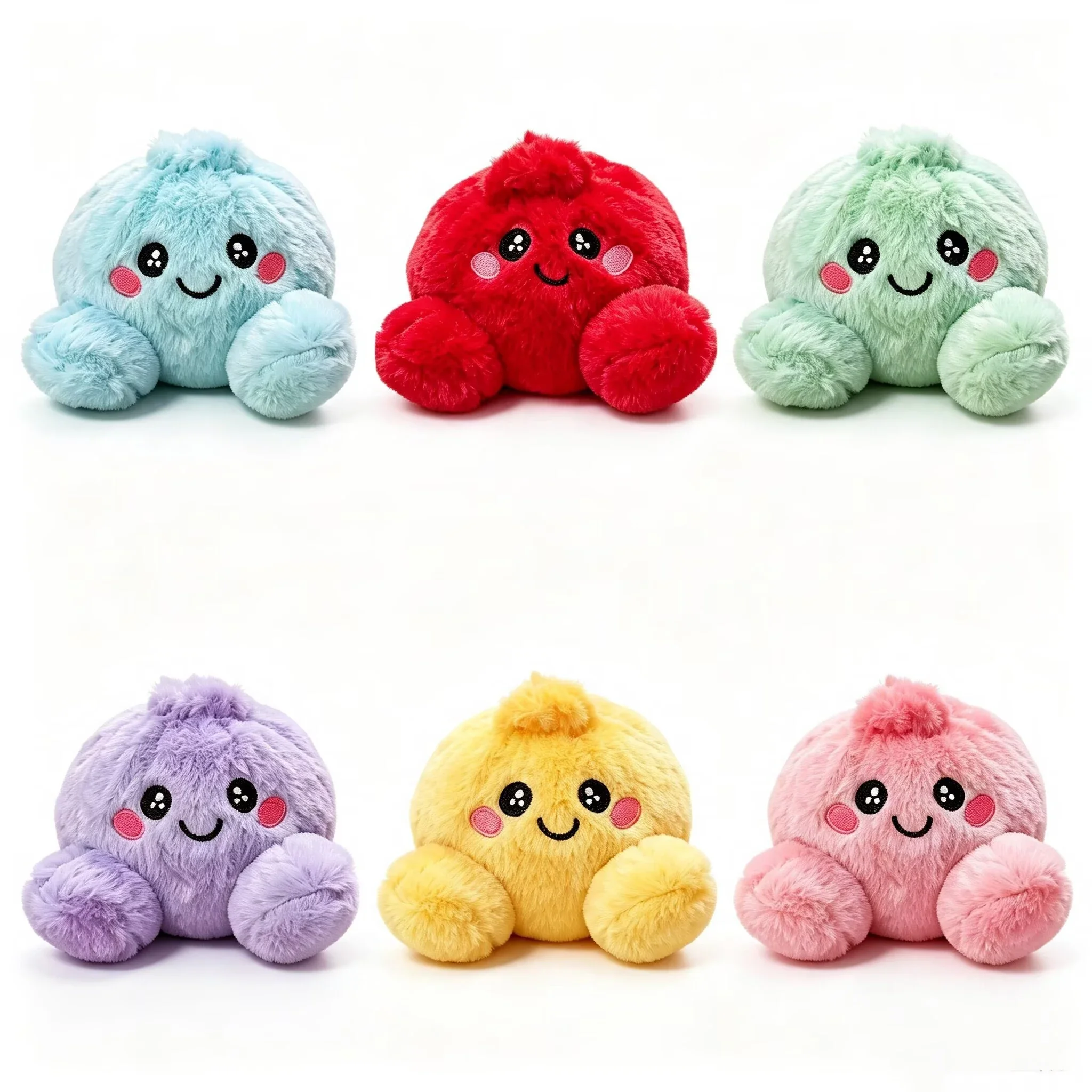 2026 Stress-relieving Baozi Dumpling Series Cute Fluffy Dumpling Stuffed Toy, Decompression Baozi Fidget Toy Soft Plushie Gift