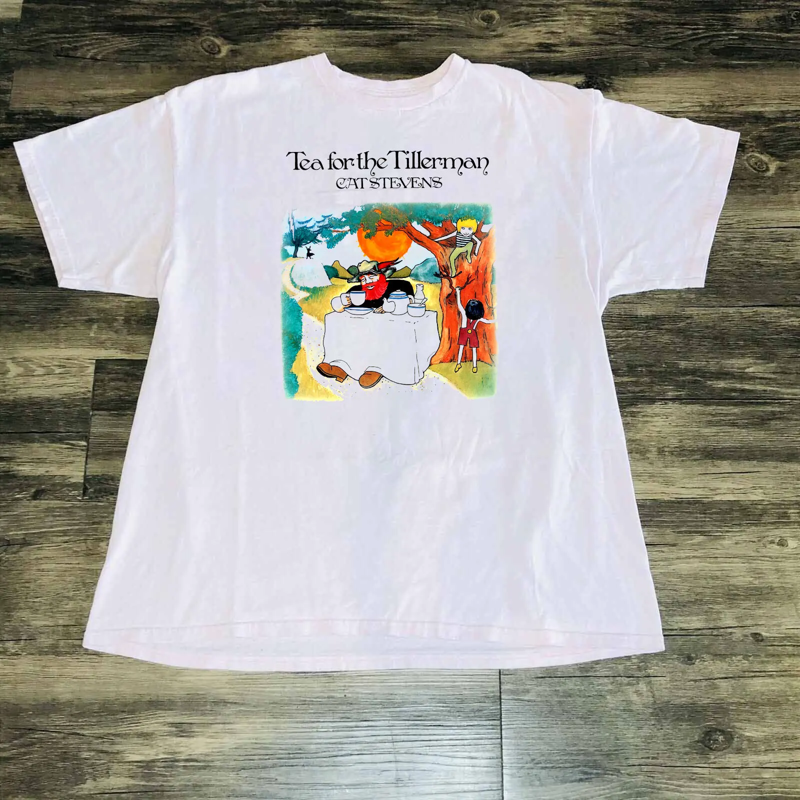 Cat Stevens Tea for Tillerman Music Legend White T Shirt SweaT s Size S 4XL Adult High Quality Best