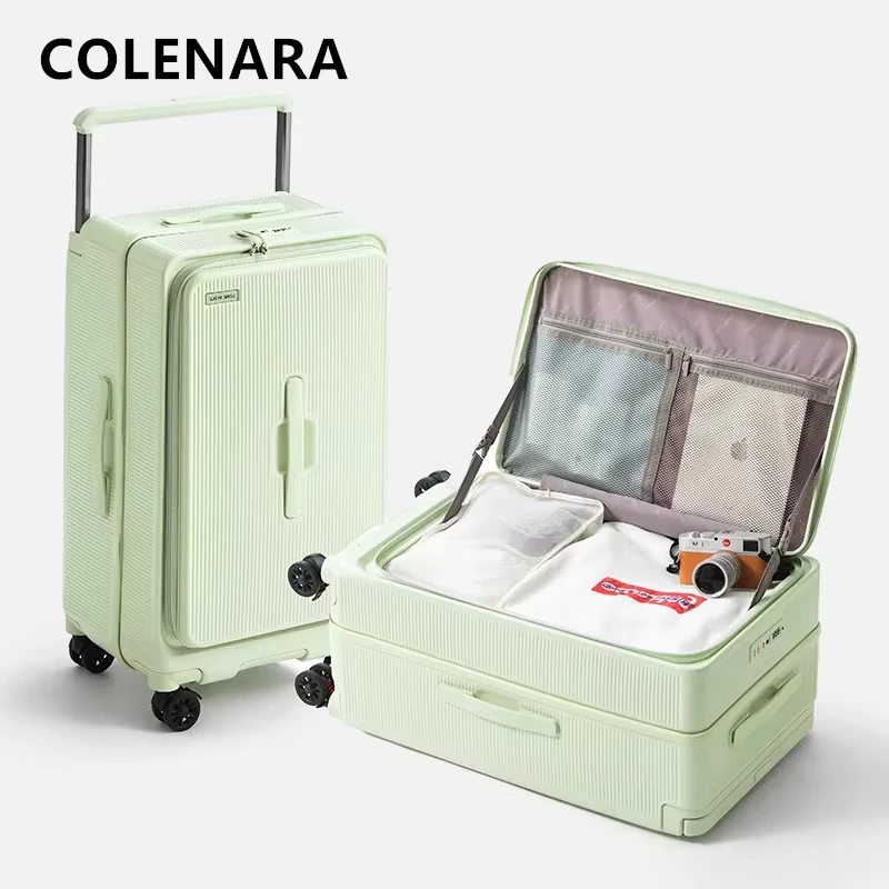 COLENARA Cabin Suitcase 20 Inches Large Capacity 24