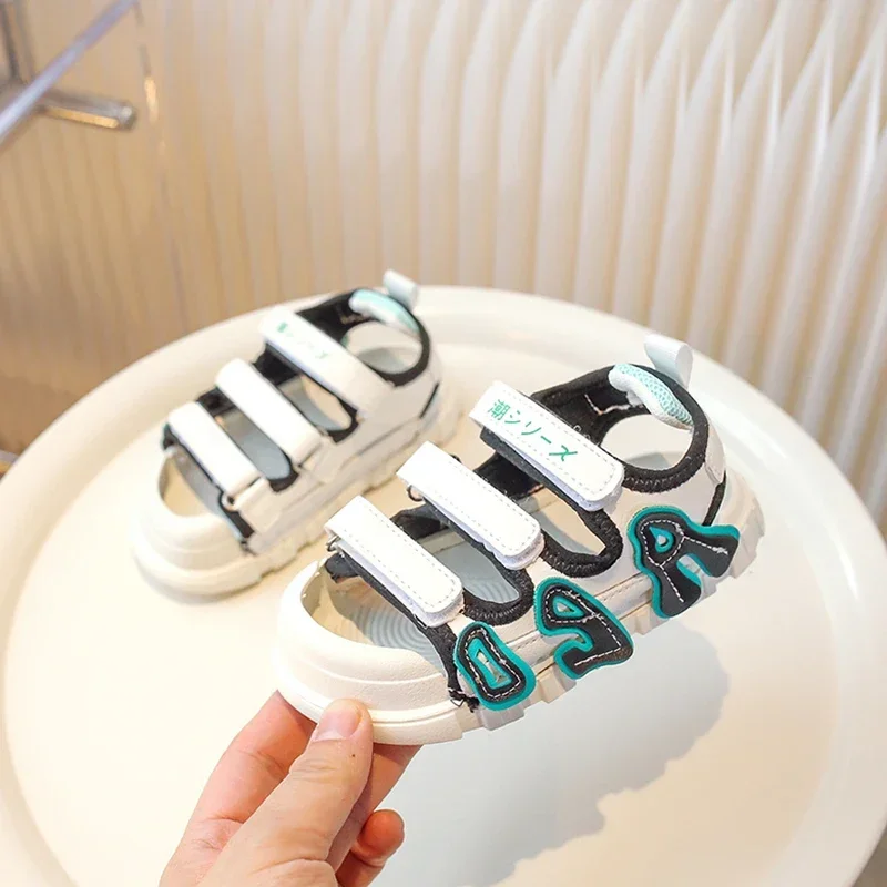 

2025 Toddler Sandals Summer New Trend Fashion Outdoor Sport Sandals for Children Ergonomics Anti-crash Beach Sandals