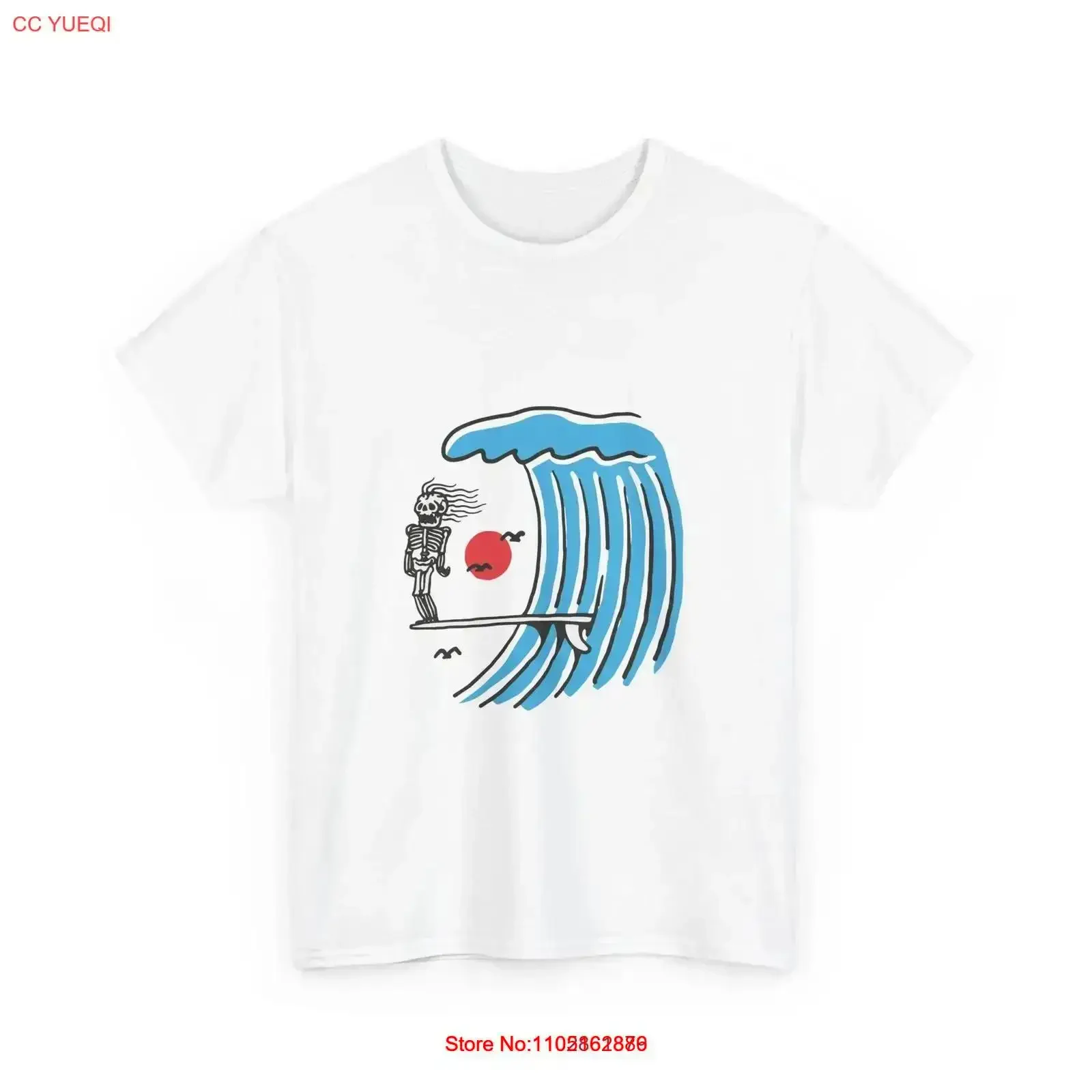 

Surf Vibes Quality Cotton T Shirt Beachwear Vacation Surfing Fashion vintage Washed Stretched designer clothes vintage Washed