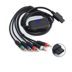 High Quality 1.8M AV cable for N64/NGC/SNES/SFC Cables TV Video Component Cable Cord Lead Wire Games Accessories