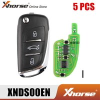 XHORSE XNDS00EN Universal Remote Key DS Type Remote Key 3 Buttons 5PCS/Lot