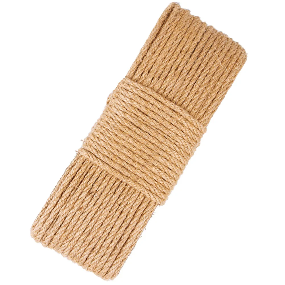 

Premium Natural Hemp 30M 50M 100M Multi-Strand Sturdy Durable Cat Scratcher Replacement Rope For Cat Tree Furniture Protection