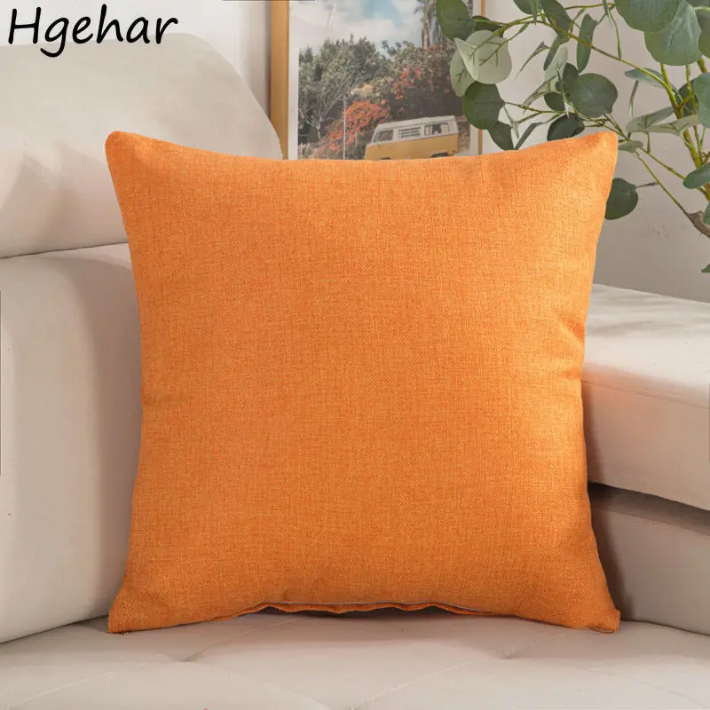 

Plain Cushion Covers 40x40 45x45 50x50 55x55 Linen Cushions Cover Living Room Decoration Simple Funda Cojin Sofa Pillowcase