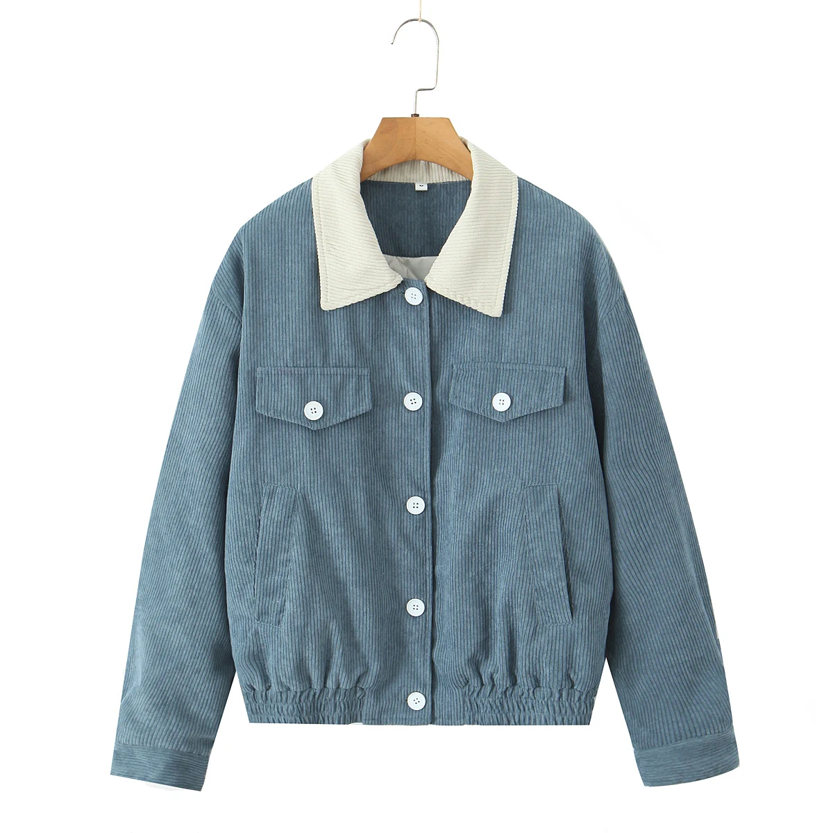 

Women's clothing autumn new products simple and versatile casual and fashionable corduroy lining quilted cotton cotton jacket