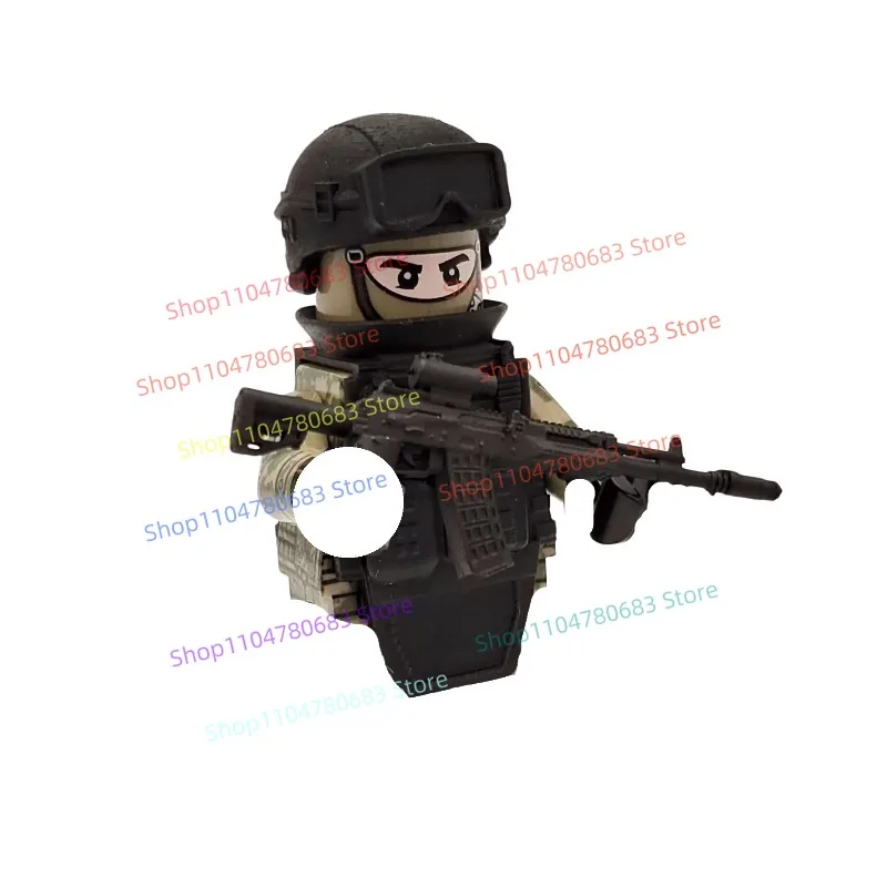 

MOC Building Blocks Mini Figure Russian Disposal Squad Assembly Model Ornament Anime Cartoon Toy Holiday Gift Collection