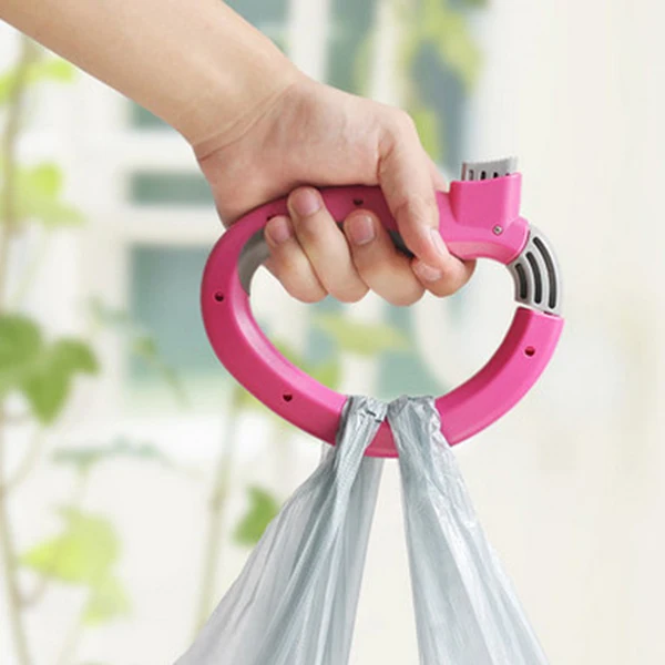 Grocery Bag Carrier Durable Plastic Bag Carrying Handle Shopping Bag Holder for Baby Diaper Bags