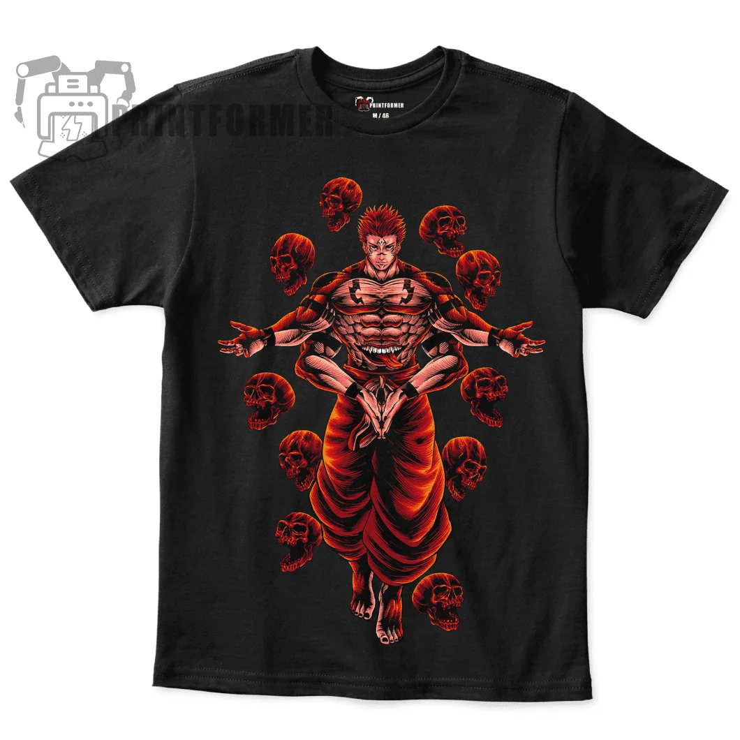 Ryomen Sukuna T-Shirt JJK jujutsu kaisen Levi Horror Anime Gifts Shirt