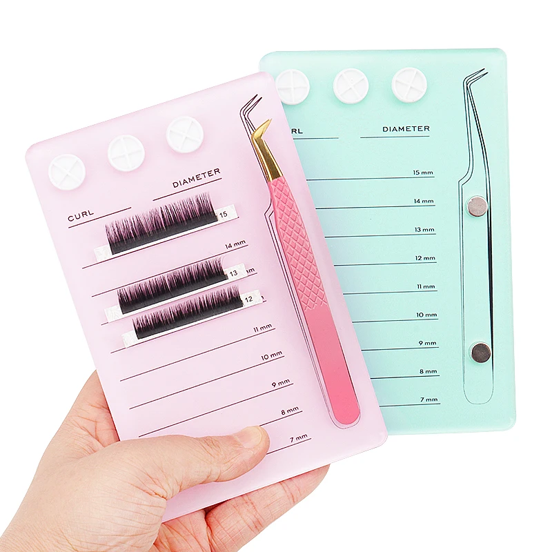 1pcs Magnetic Eyelash Suction Plate Pallet Pallet Eyelashes Acrylic Glue Holder Board Grafting False Lash Tool Makeup Accessory