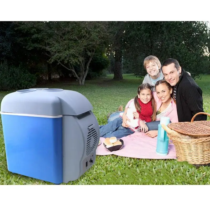 Car Refrigerator Home Electric Cooler & Warmer Box Car Fridge Hot Cold Double Use Portable Small Freezer Mini Fridge Camping