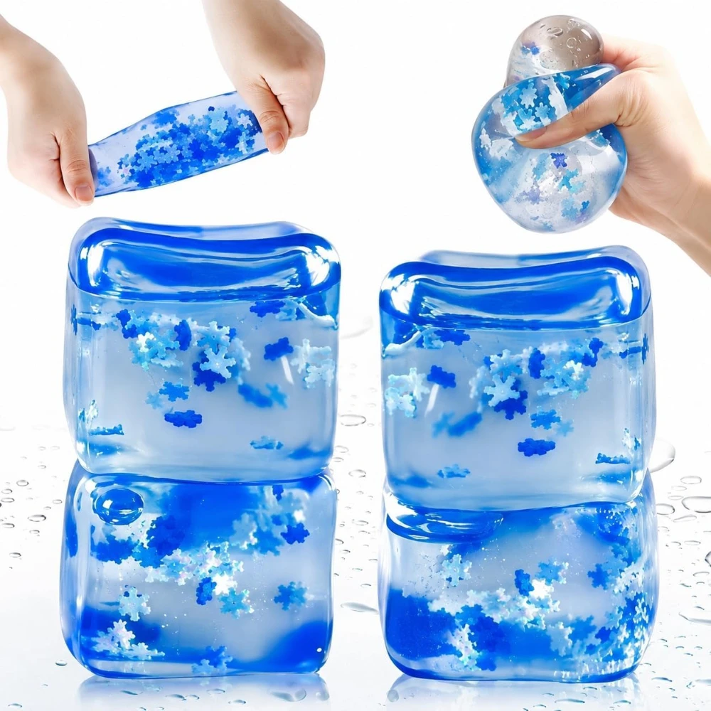 NEW 8pcs/set Mystery Box Slow Rising Squeeze Balls Soft Stretchy Squishy Sensory Fidget Gift for Anxiety Relief Birthday Gifts