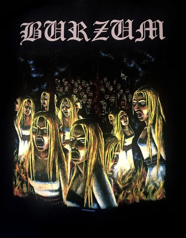 BURNING WITCHES cd lgo Official SHIRT MED New det som filosofem hvis fallen aske