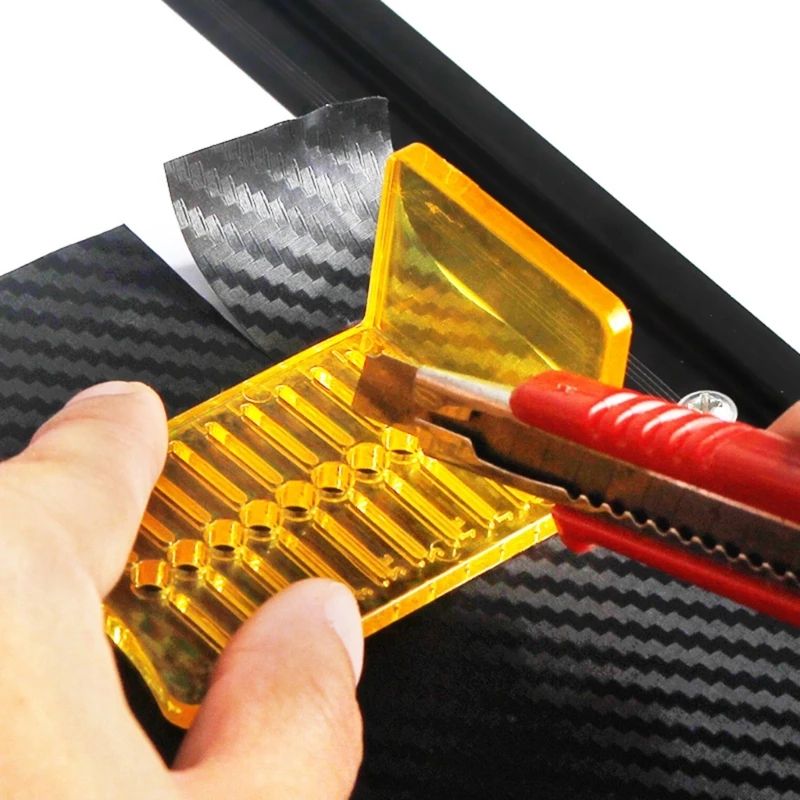 Easy to Use Vehicle Wrap Tool with Measuring Feature for DIY Enthusiasts Experts X37F