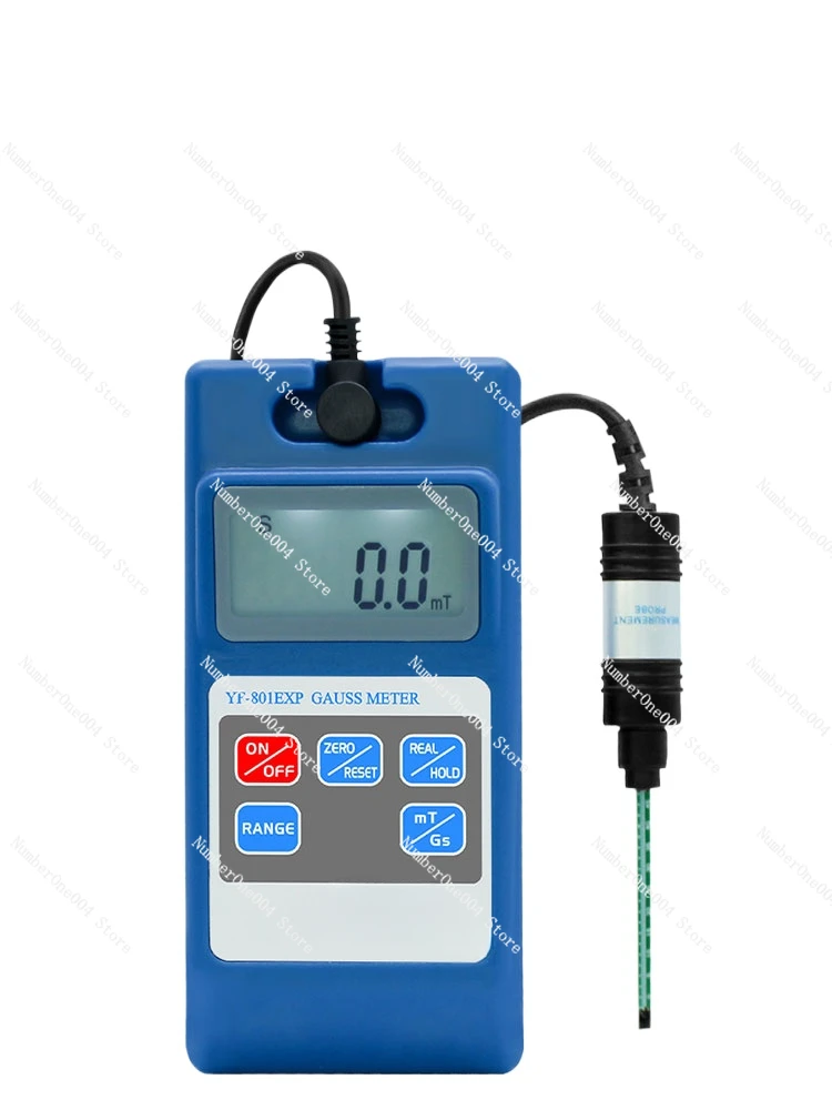 

Gauss Meter High Precision Teslameter Magnetic Field Tester Fluxmeter Permanent Magnet Magnetometer Magnetometer