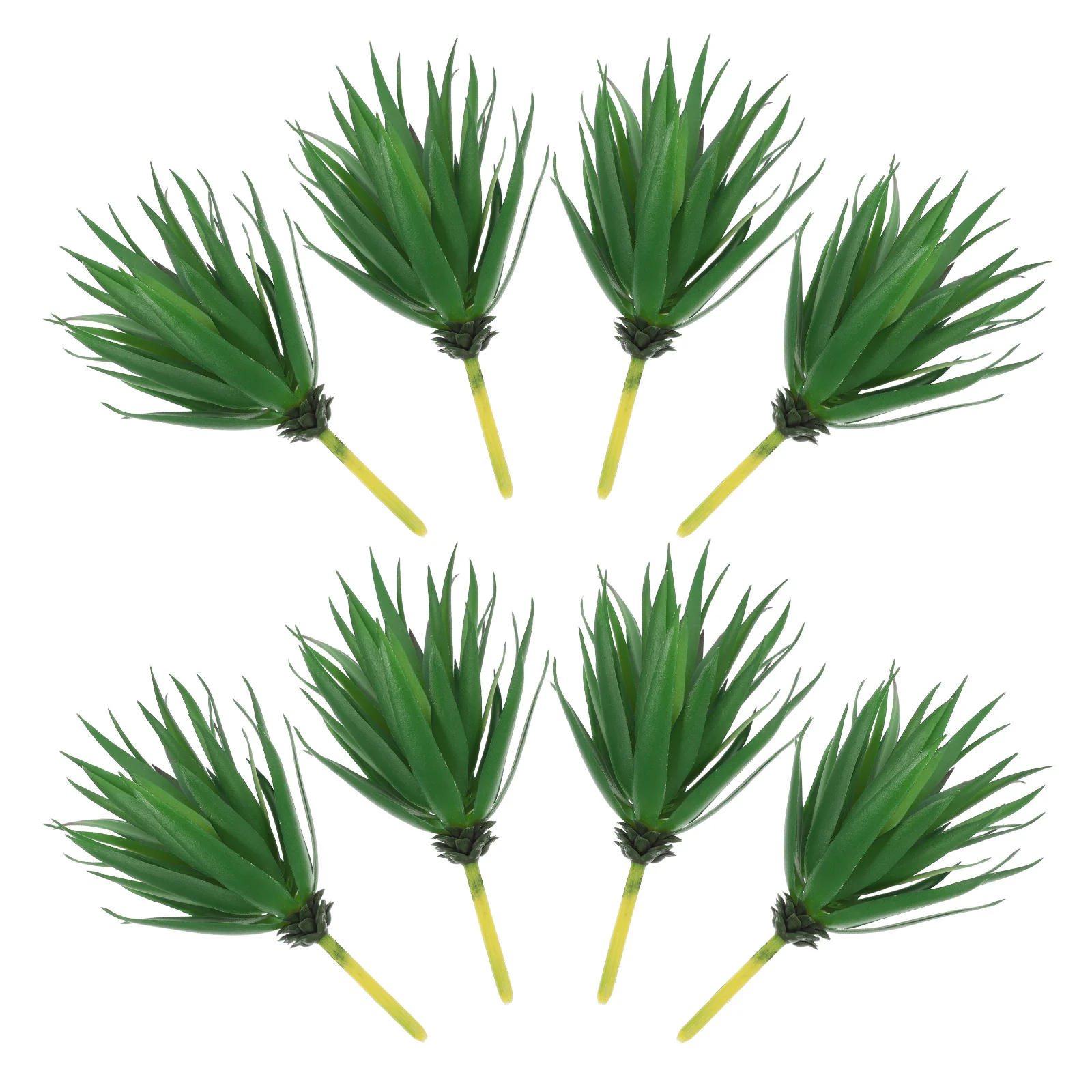 

8Pcs Artificial Succulent Plants Touch Lifelike Agave Unpotted for Office Garden Home Outdoor Decoration