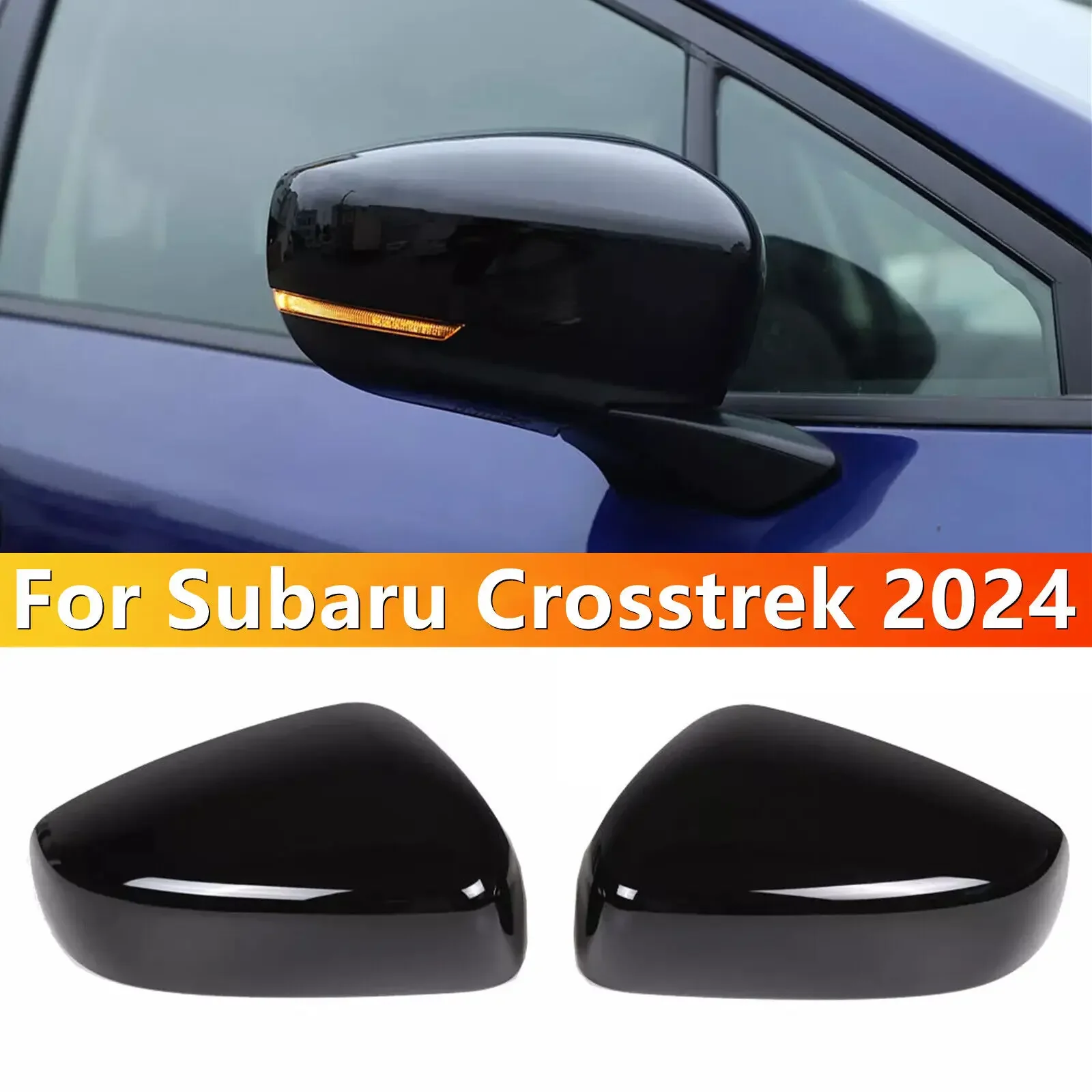 

Для Subaru Crosstrek 2023 2024, автомобильная наклейка, крышка бокового зеркала заднего вида, крышка крыла, внешняя дверь, чехол заднего вида, отделка из углеродного волокна