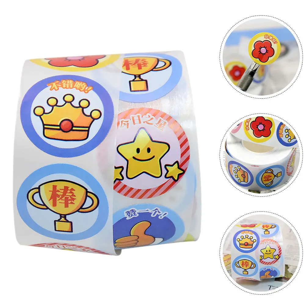 

6 рулонов наклеек для поощрения детей в классе, принадлежности для детского сада, мотивационные наклейки с позитивными утверждениями, наклейки для достижений учеников