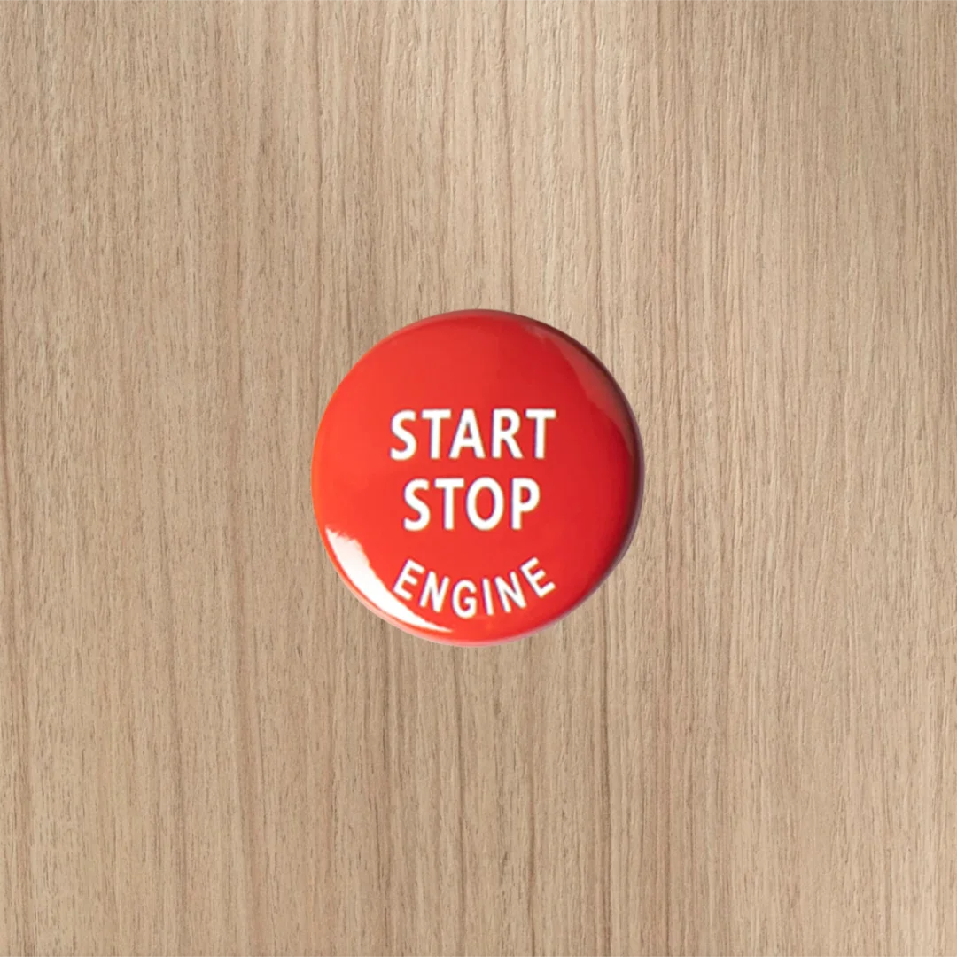 

61636966714 Car Engine START Button Replace Cover For BMW X1 X5 X6 E71 3 5 Series E90 STOP Switch Key Cover Replacement