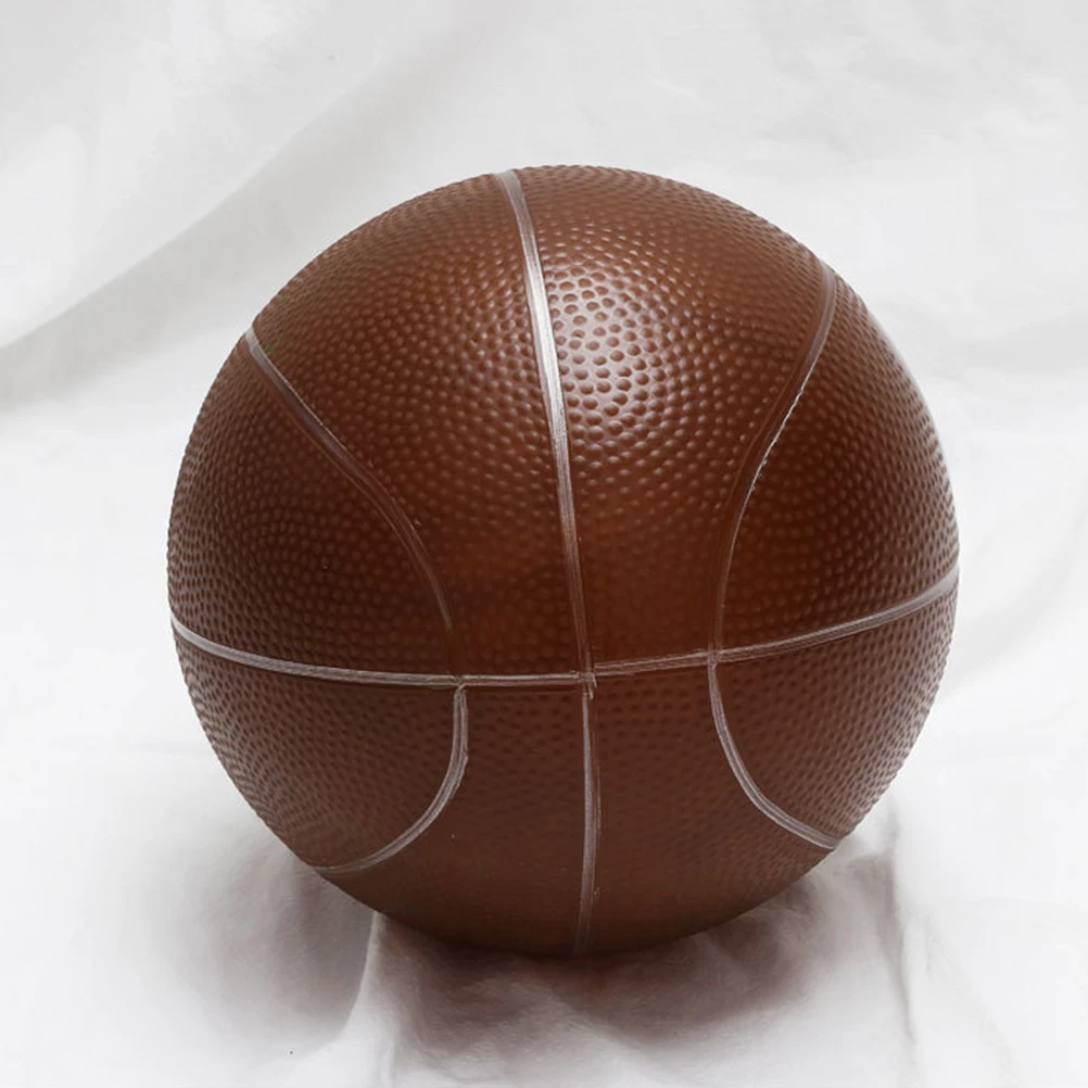 قطعتان من ألعاب كرة السلة خفيفة الوزن وسميكة من مادة PVC لعبة كرة السلة الممتعة للأطفال والأطفال بألوان عشوائية #1