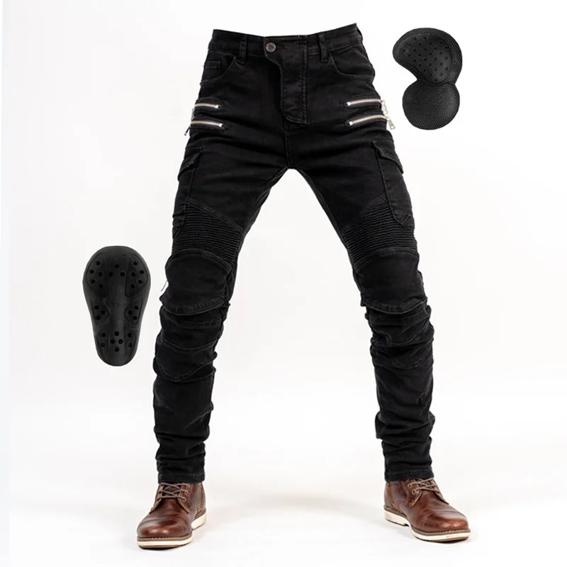 Motorcycle Riding Jeans Anti Falling Motorcycle Brigade Motorcycle Rider Pants Equipment Pants Men Fashion Jeans Casual Trousers