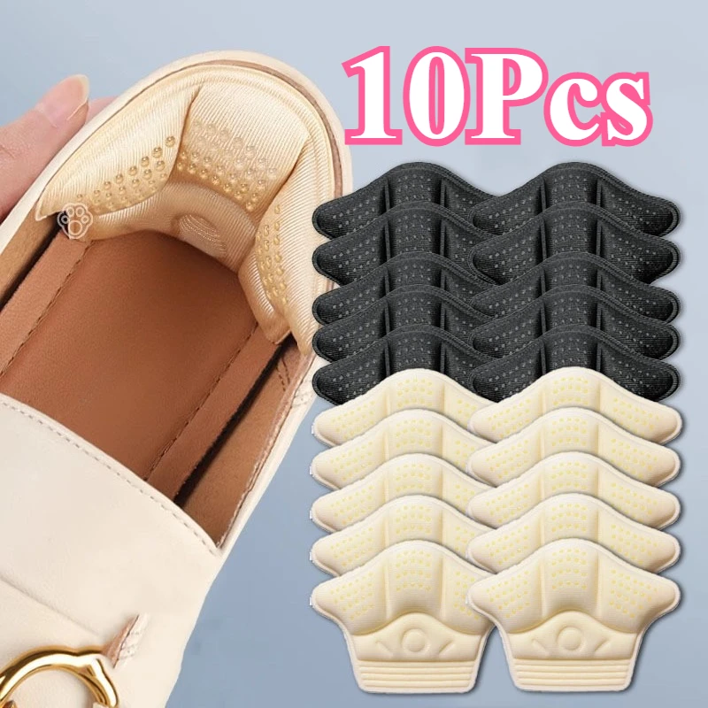 

10Pcs Foot Pads Shoes Patch Heel Pads for Sneakers Big Reduce Size Filler Insert Heel Non-slip Protectors Stickers Shoes Pad