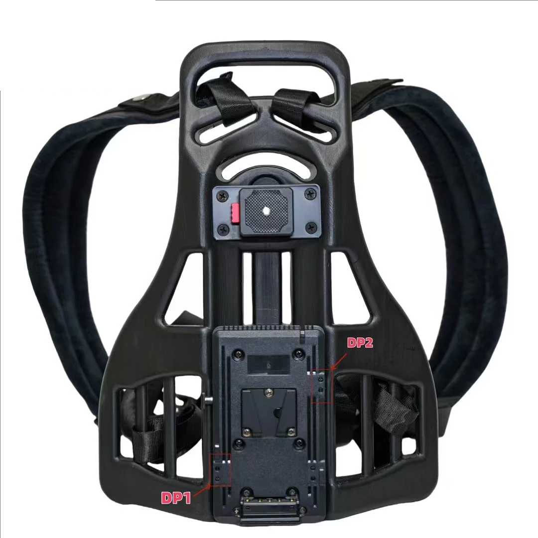 Live streaming multifunctional back rack Picture transmission backpack Mobile outdoor pusher V-port batteries vests q8 t80 v66