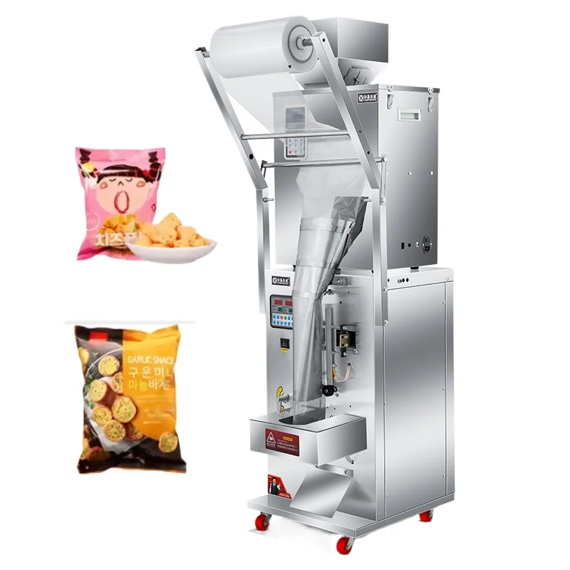 

500g Automatic Large Food Pouch Packing Machine New Multifunction Tea Bags Powder Pine Nut Weigher Hotels Cigarettes Industries